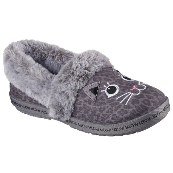 Skechers BOBS - Too Cozy - Jazzy Pawty shoe (Cat) / Pantoufles Chat - Picture 1 of 11
